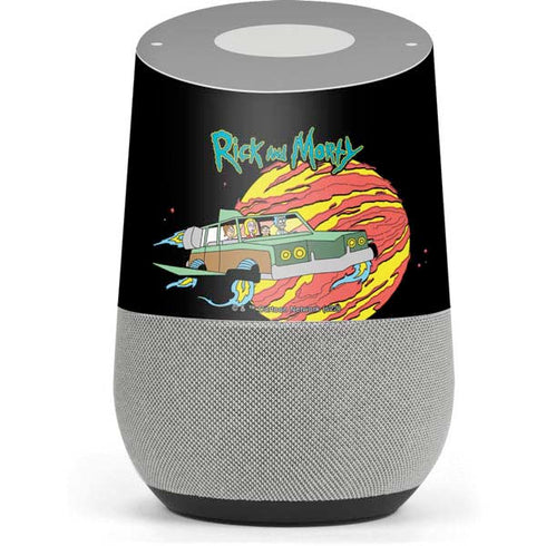 Adult Swim Rick and Morty Family Wagon Google Home Skin
